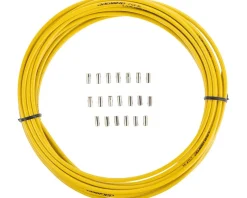 Jagwire Brakes|Cables & Housing|Sport Brake Housing (Yellow) (5mm) (10 Meters) (w/ Slick-Lube Liner)