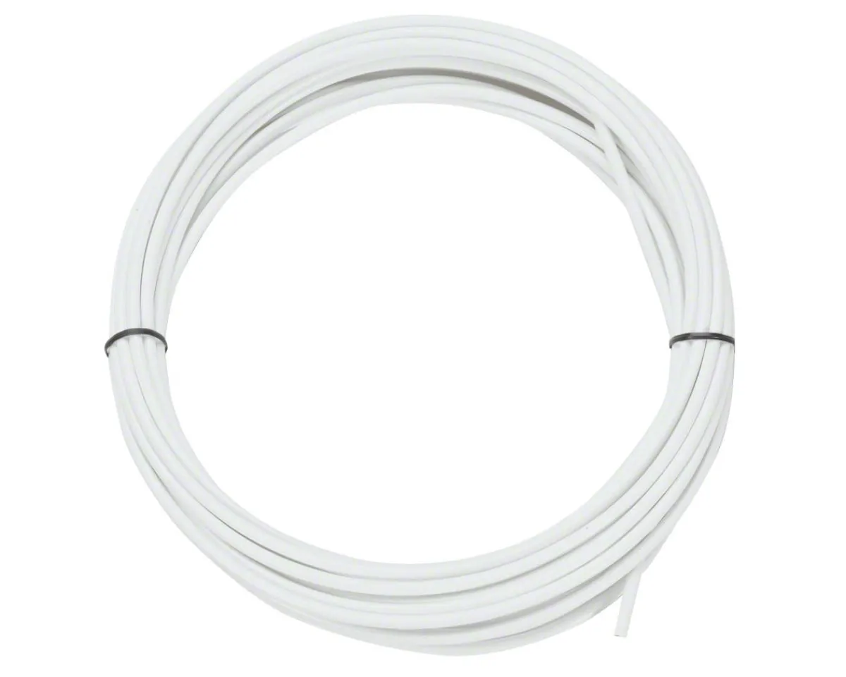 Jagwire Cables & Housing|Sport Derailleur Cable Housing (White) (4mm) (10 Meters) (w/ Slick-Lube Liner)