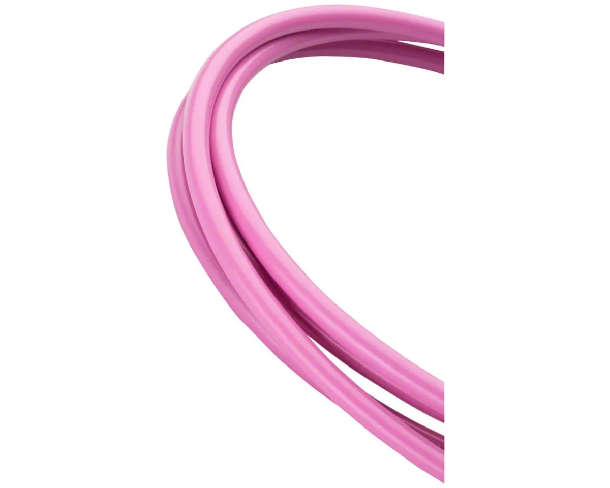 Jagwire Cables & Housing|Sport Derailleur Cable Housing (Pink) (4mm) (10 Meters) (w/ Slick-Lube Liner)