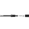 Jagwire Brakes|Cables & Housing|Sport DOT Hydraulic Hose Kit (Black) (2000mm) (Fits SRAM Road Flat Mount)