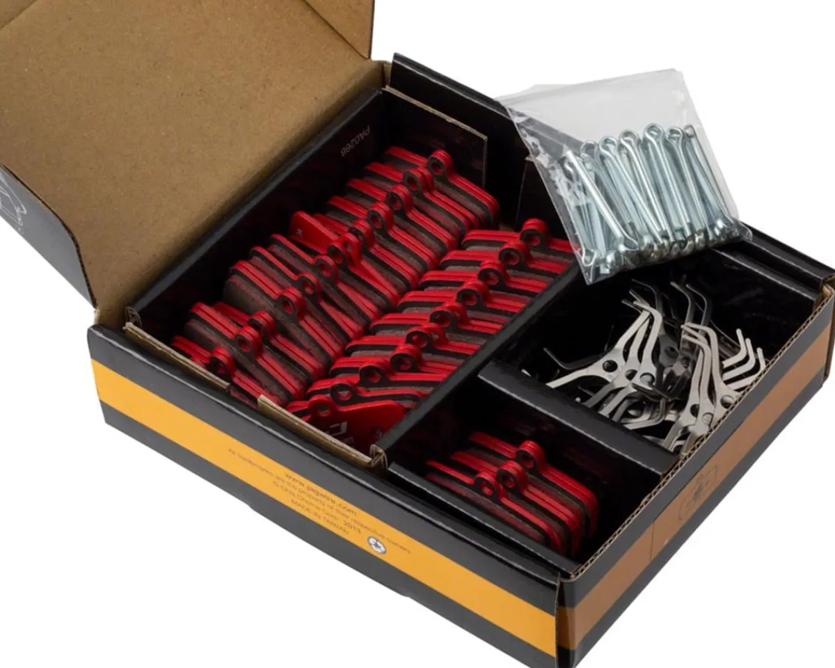 Jagwire Brakes|Sport Semi-Metallic Disc Brake Pad Bulk Box (For Shimano XTR) (25 Pairs) (M9120, XT M8120, SLX M7120, Saint M820, MT420)