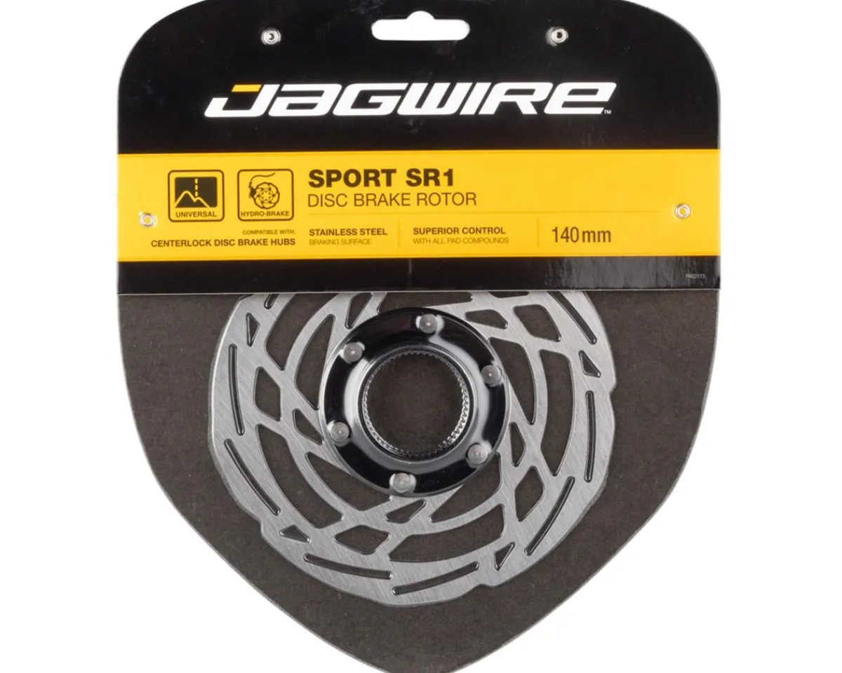 Jagwire Brakes|Sport SR1 Disc Brake Rotor (Centerlock) (6-Bolt) (140mm)