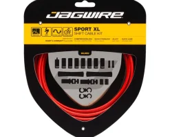 Jagwire Cables & Housing|Sport XL Shift Cable Kit (Red) (For Shimano/SRAM)