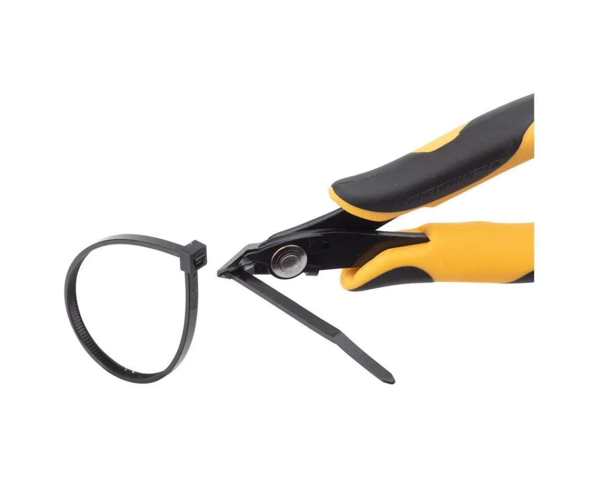 Jagwire Tools|Sport Zip-Tie Flush Cutter w/Holding Function (Yellow/Black)