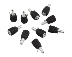 Jagwire Cables & Housing|Steel Frame Mount Index Adjusting Barrel M5 (Black) (Bag/10)