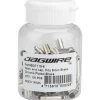Jagwire Cables & Housing|Step Down Open End Caps (Chrome Plated) (5mm to 4mm) (Bottle of 100)