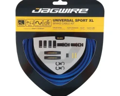 Jagwire Brakes|Cables & Housing|Universal XL Sport Brake Cable Kit (Blue) (Stainless) (Road & Mountain) (1.5mm) (2000/2500mm) (w/ Housing)
