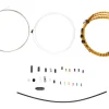 Jagwire Cables & Housing|1x Elite Link Shift Cable Kit (Gold) (For SRAM/Shimano) (w/Polished Ultra-Slick Cable)