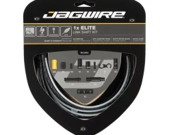 Jagwire Cables & Housing|1x Elite Link Shift Cable Kit (Black) (For SRAM/Shimano) (w/Polished Ultra-Slick Cable)
