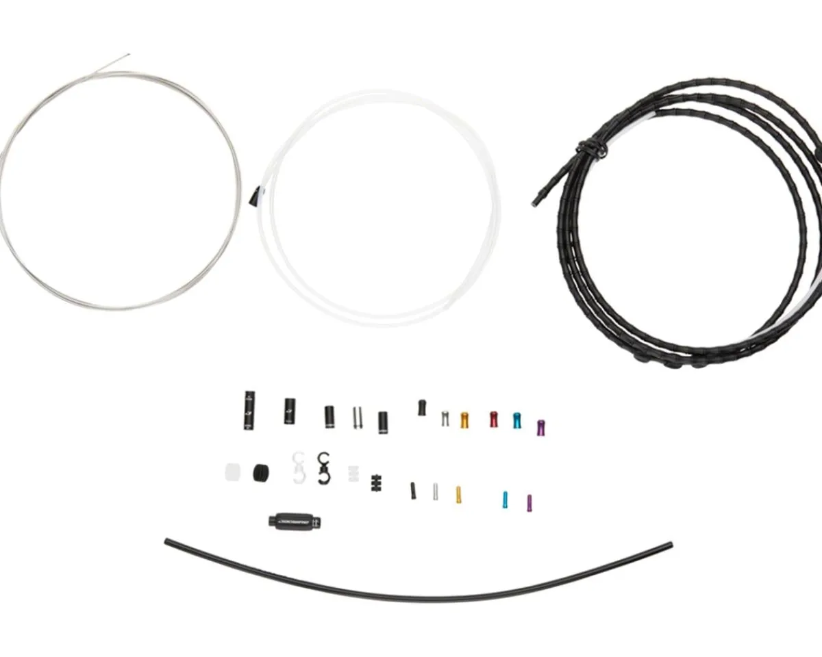 Jagwire Cables & Housing|1x Elite Link Shift Cable Kit (Black) (For SRAM/Shimano) (w/Polished Ultra-Slick Cable)