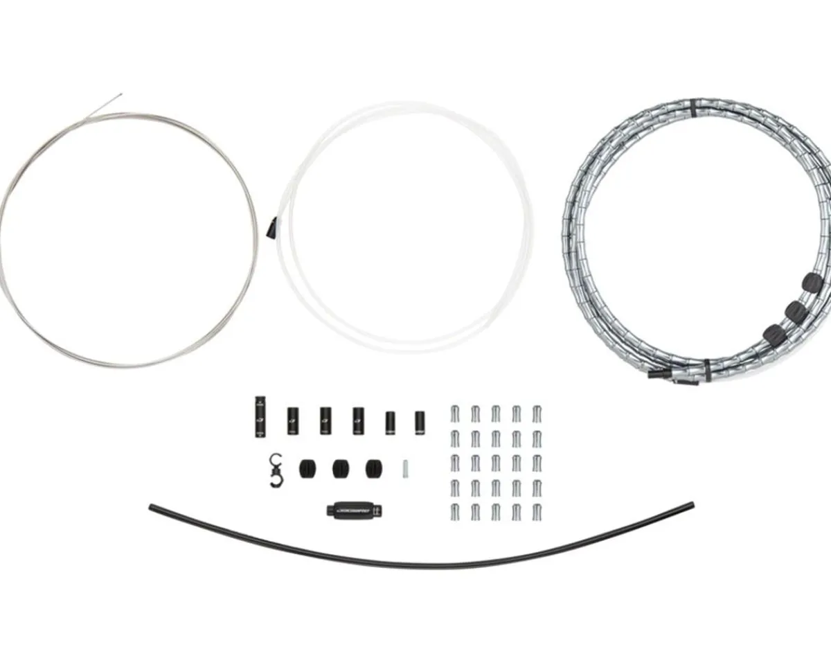 Jagwire Cables & Housing|1x Elite Link Shift Cable Kit (Grey) (For SRAM/Shimano) (w/Polished Ultra-Slick Cable)