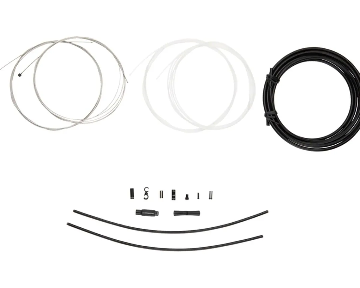 Jagwire Cables & Housing|2x Elite Sealed Shift Cable Kit (Stealth Black) (1.1mm) (2300mm) (Cables, Liners, & Housing)
