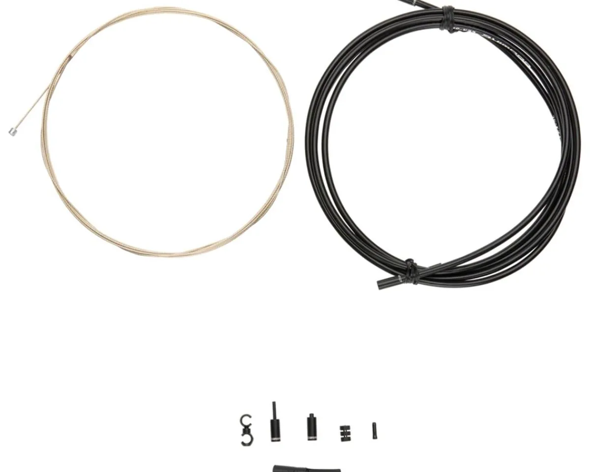 Jagwire Cables & Housing|1x Pro Shift Kit (Black) (For Shimano/SRAM) (Mountain & Road) (1.1mm) (2800mm) (Cable & Housing)