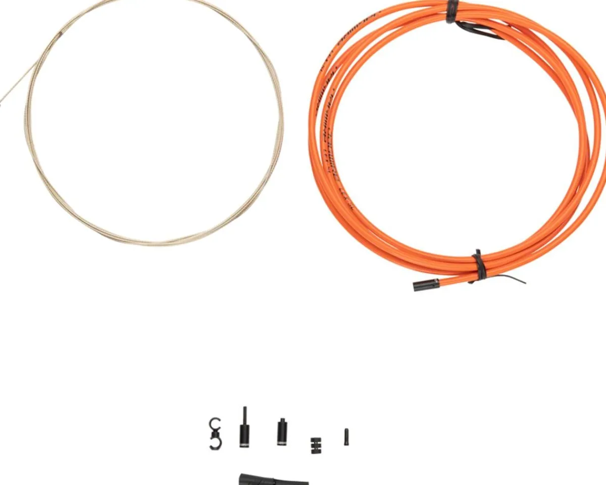 Jagwire Cables & Housing|1x Pro Shift Kit (Orange) (For Shimano/SRAM) (Mountain & Road) (1.1mm) (2800mm) (Cable & Housing)