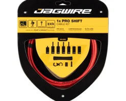 Jagwire Cables & Housing|1x Pro Shift Kit (Red) (For Shimano/SRAM) (Mountain & Road) (1.1mm) (2800mm) (Cable & Housing)
