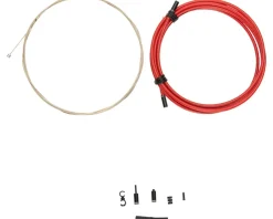 Jagwire Cables & Housing|1x Pro Shift Kit (Red) (For Shimano/SRAM) (Mountain & Road) (1.1mm) (2800mm) (Cable & Housing)
