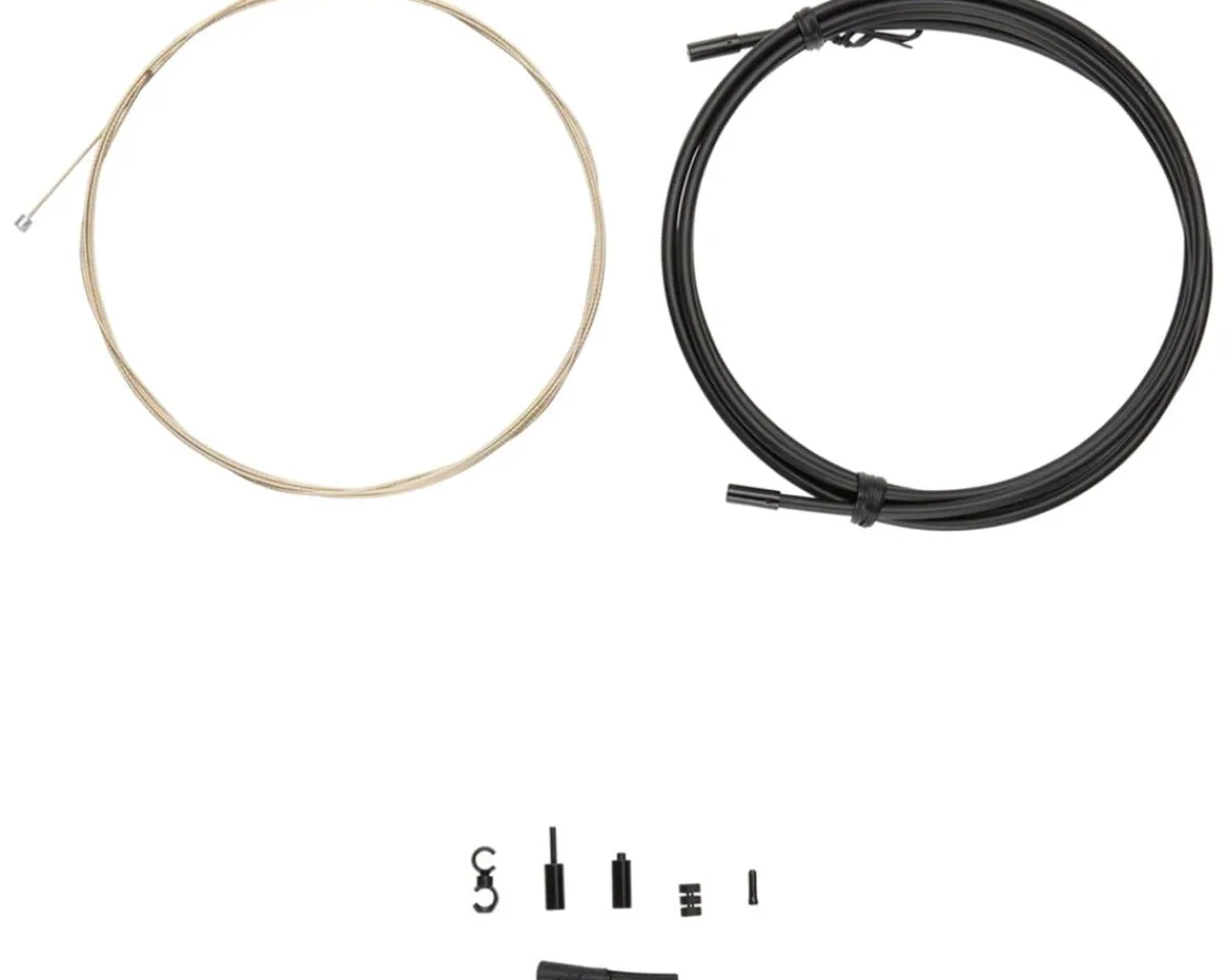 Jagwire Cables & Housing|1x Pro Shift Kit (Stealth Black) (For Shimano/SRAM) (Mountain & Road) (1.1mm) (2800mm) (Cable & Housing)