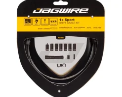 Jagwire Cables & Housing|1x Sport Shift Cable Kit (Black) (For Shimano/SRAM) (Mountain & Road) (1.1mm) (2300mm) (Cable & Housing)