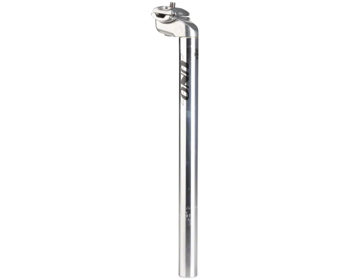 Kalloy Seatposts & Clamps|Uno 602 Seatpost (Silver) (25.4mm) (350mm) (24mm Offset)