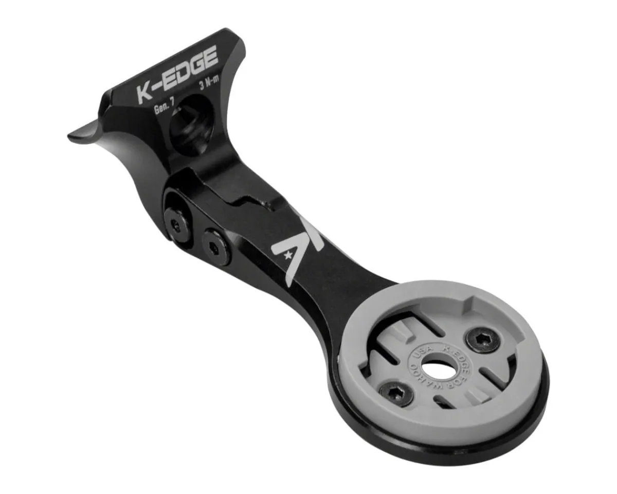 K-Edge Mounts & Handlebar Accessories|Computer Mount (Black) (Trek Madone/Emonda Gen 7) (Wahoo Insert)
