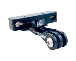 K-Edge Mounts & Handlebar Accessories|Go BIG Pro Saddle Rail Camera Mount (Black) (For GoPro, Garmin, Shimano)