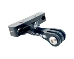 K-Edge Mounts & Handlebar Accessories|Go BIG Pro Saddle Rail Camera Mount (Black) (For GoPro, Garmin, Shimano)