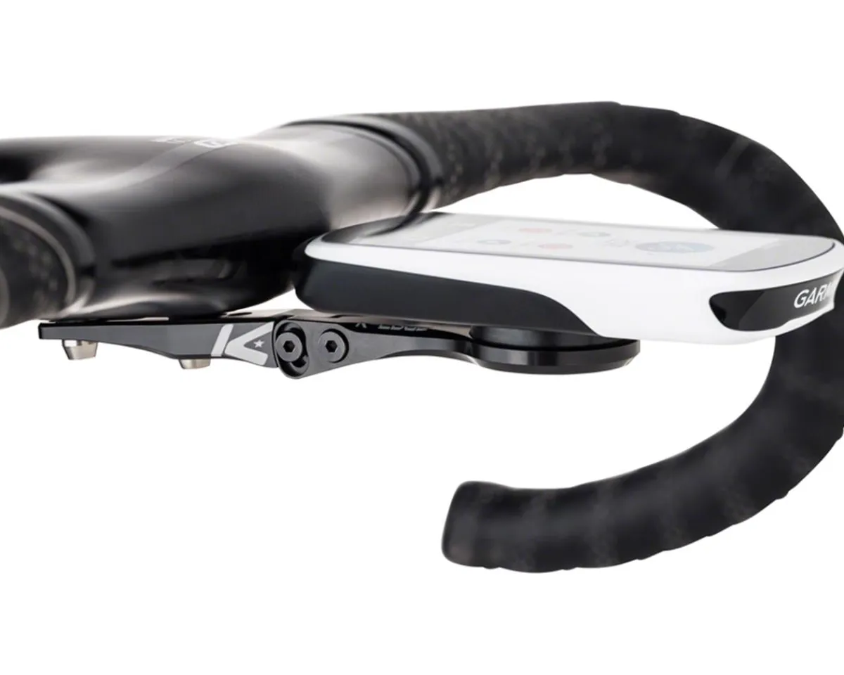 K-Edge Mounts & Handlebar Accessories|Integrated Handlebar System Computer Mount (Black) (Garmin Insert)