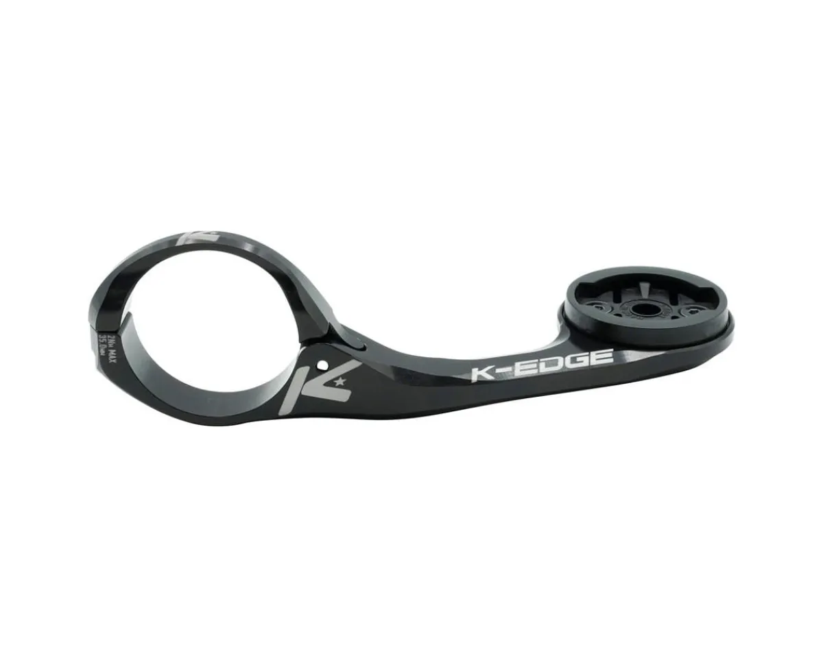 K-Edge Bike Computers|Mounts & Handlebar Accessories|35mm Max XL Mount (Black Anodized) (Garmin Insert)