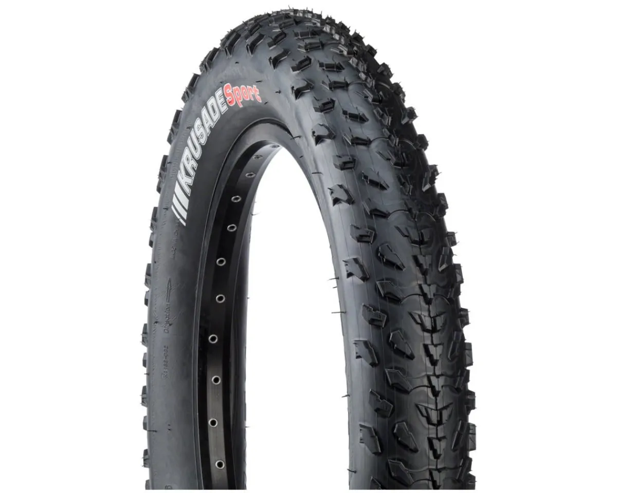 Kenda E-Bike Parts|Tires|Krusade Fat E-Bike Tire (Black) (20") (4.0") (Wire) (Compatible with RadRunner)