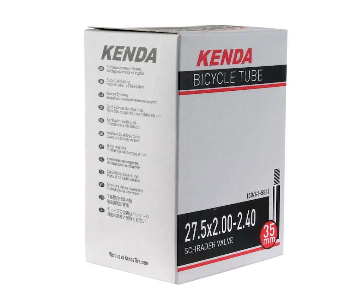 Kenda Tubes|27.5" Standard Butyl Inner Tube (Schrader) (2.0 - 2.4") (35mm)