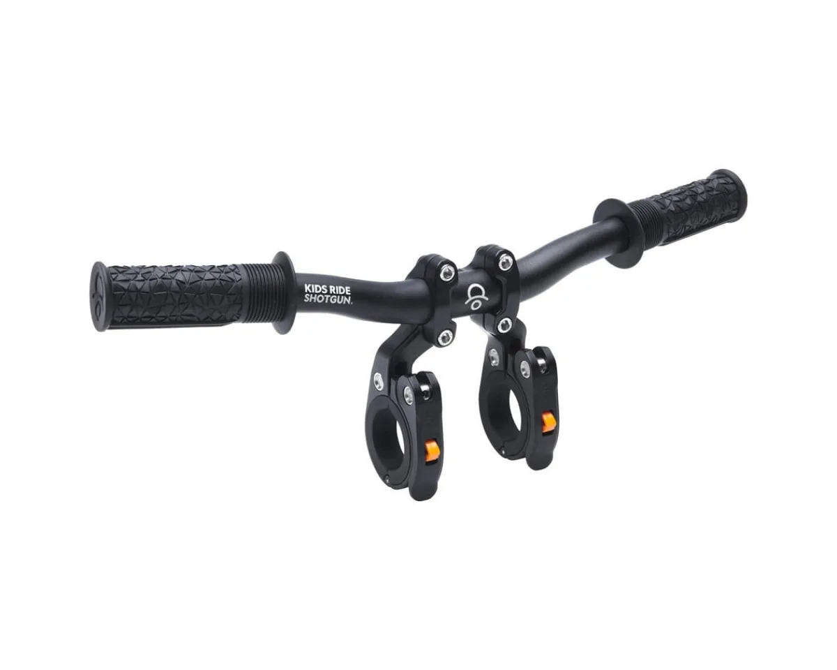 Kids Ride Shotgun Racks, Fenders, & Trailers|Shotgun Pro Evo 2-in-1 Child Seat (Black)
