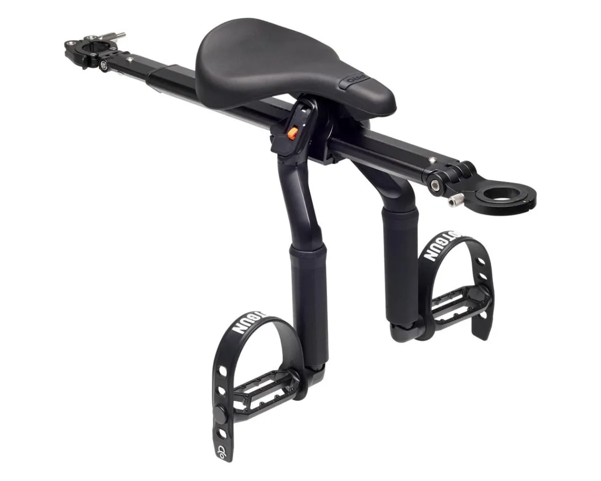 Kids Ride Shotgun Racks, Fenders, & Trailers|Shotgun Pro Evo 2-in-1 Child Seat (Black)