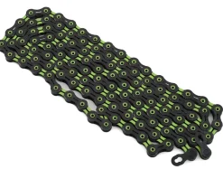 KMC Chains & Accessories|DLC 11 Chain (Black/Green) (11 Speed) (116 Links)