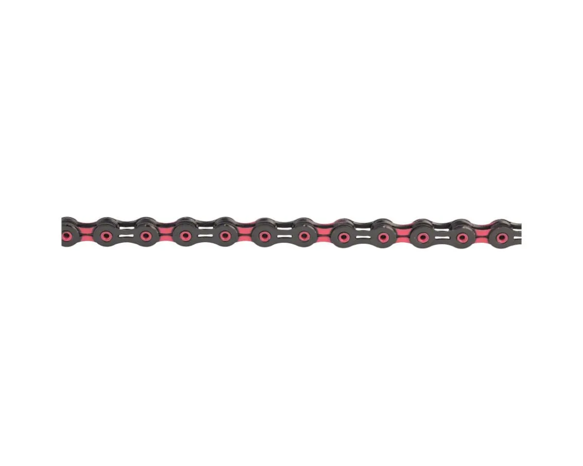 KMC Chains & Accessories|DLC 11 Chain (Black/Pink) (11 Speed) (116 Links)