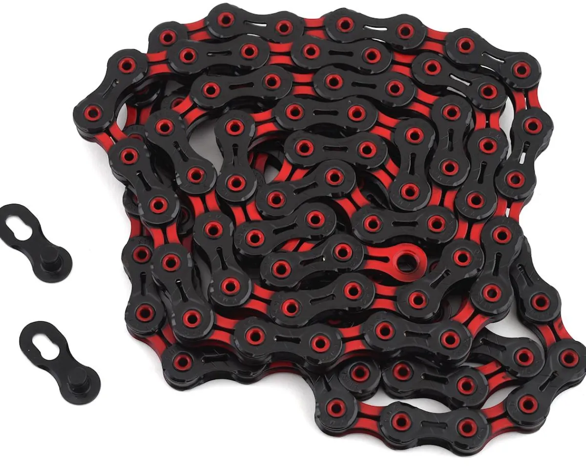 KMC Chains & Accessories|DLC 11 Chain (Black/Red) (11 Speed) (116 Links)
