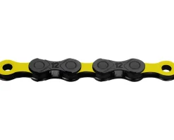 KMC Chains & Accessories|DLC 12 Chain (Black/Yellow) (12 Speed) (126 Links)