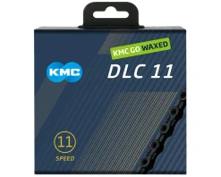 KMC Chains & Accessories|DLC Waxed Chain (Black) (11 Speed) (118 Links)
