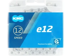 KMC Chains & Accessories|e12 Chain (Silver) (12 Speed) (136 Links)