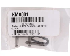 KMC Chains & Accessories|1/8" Missinglink 410H Connector (Silver) (Single Speed)