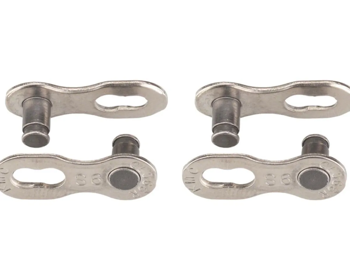 KMC Chains & Accessories|MissingLink-9R (Silver) (9 Speed) (2) (Reusable)