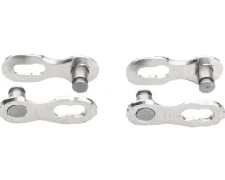KMC Chains & Accessories|Reusable Missing Link Chain Link (Silver) (11 Speed) (2 Pairs)