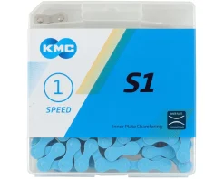 KMC Chains & Accessories|S1 BMX Chain (Blue) (Single Speed) (112 Links)