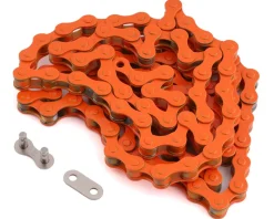 KMC Chains & Accessories|S1 BMX Chain (Orange) (Single Speed) (112 Links)