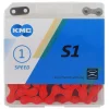 KMC Chains & Accessories|S1 BMX Chain (Red) (Single Speed) (112 Links)