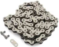 KMC Chains & Accessories|S1 BMX Chain (Silver/Brown) (Single Speed) (112 Links)