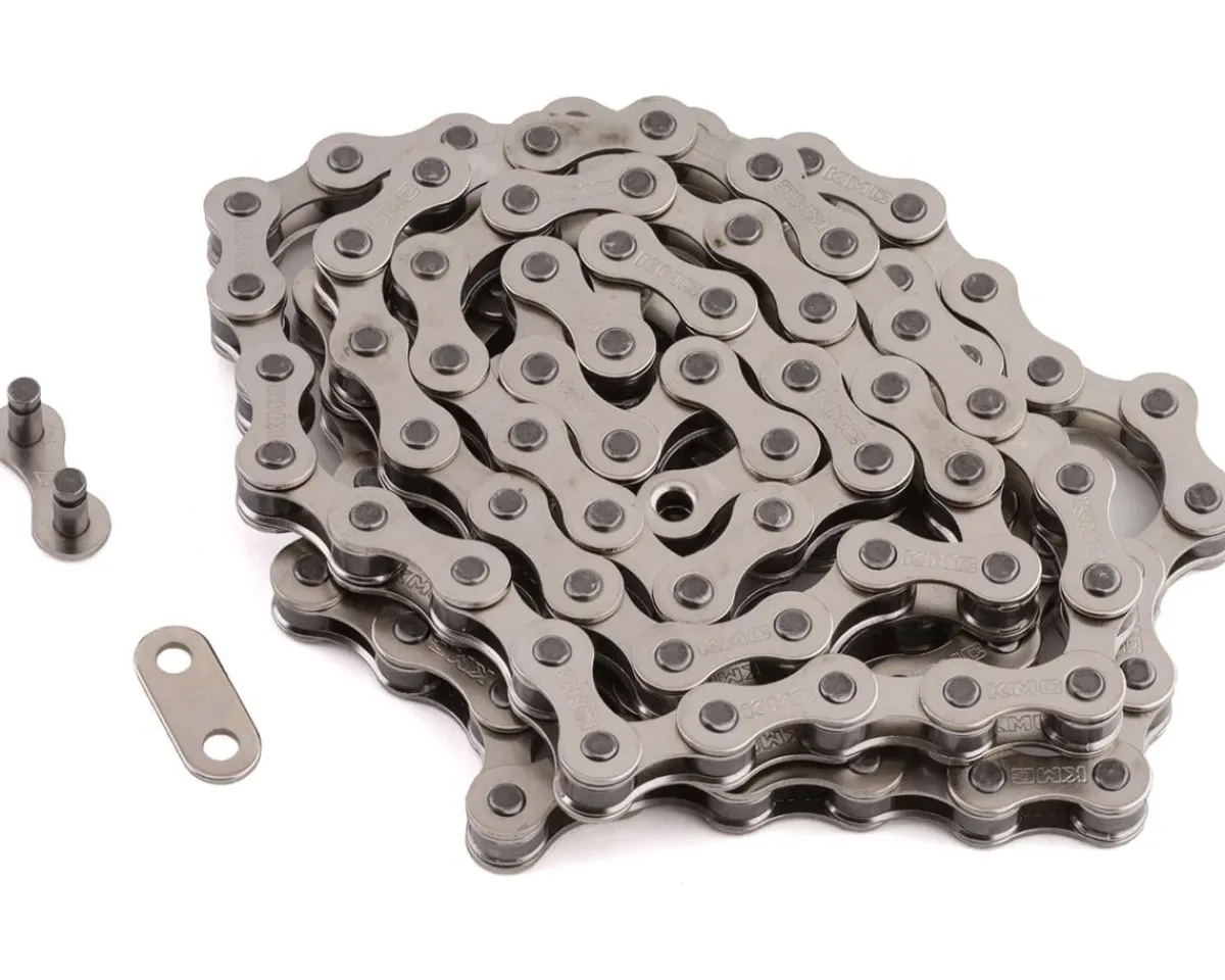 KMC Chains & Accessories|S1 BMX Chain (Silver) (Single Speed) (112 Links)