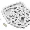 KMC Chains & Accessories|S1 BMX Chain (White) (Single Speed) (112 Links)