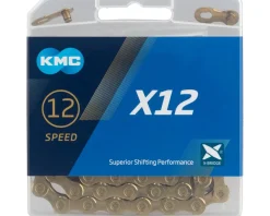 KMC Chains & Accessories|X12 Chain (Gold) (12 Speed) (126 Links)