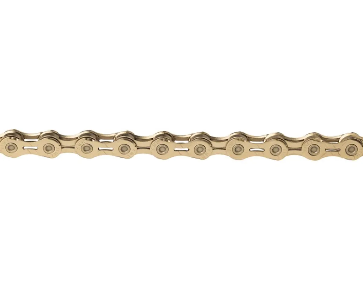 KMC Chains & Accessories|X11EL Ti-Nitride Chain (Gold) (11 Speed) (116 Links)