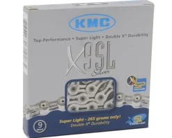 KMC Chains & Accessories|X9SL Chain (Silver) (9 Speed) (116 Links)